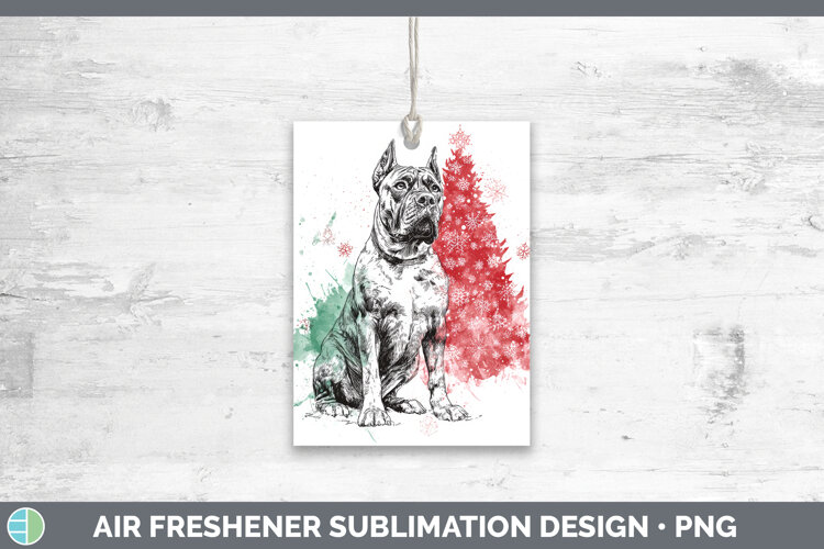 GorgeousDogs 01 Splash Christmas Air Freshener design.