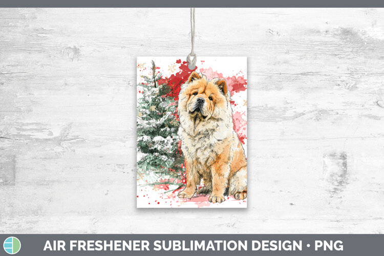 GorgeousDogs 01 Splash Christmas Air Freshener design.