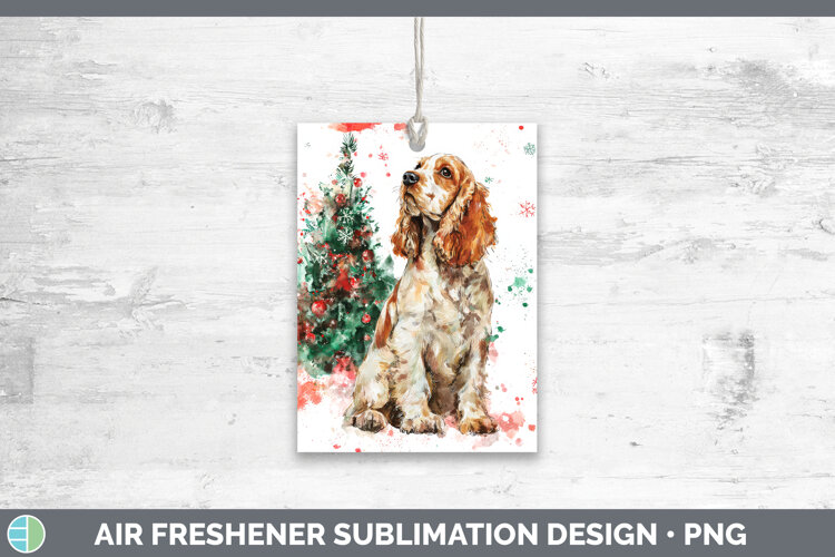 GorgeousDogs 01 Splash Christmas Air Freshener design.