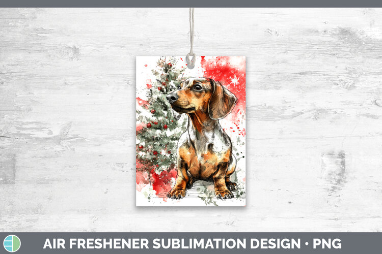 GorgeousDogs 01 Splash Christmas Air Freshener design.