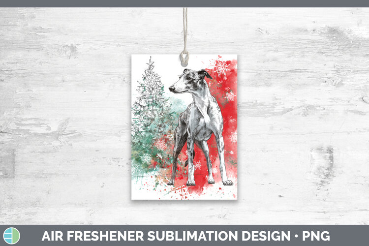GorgeousDogs 01 Splash Christmas Air Freshener design.