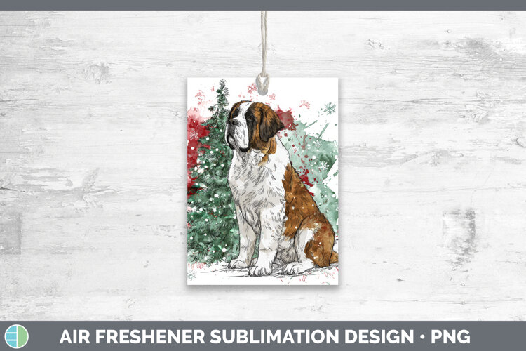 GorgeousDogs 01 Splash Christmas Air Freshener design.