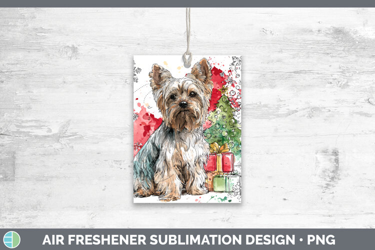 GorgeousDogs 01 Splash Christmas Air Freshener design.