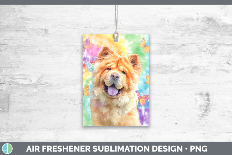 GorgeousDogs 01 Tie Dye Air Freshener design.