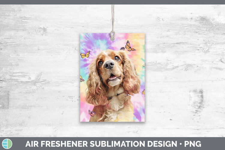 GorgeousDogs 01 Tie Dye Air Freshener design.