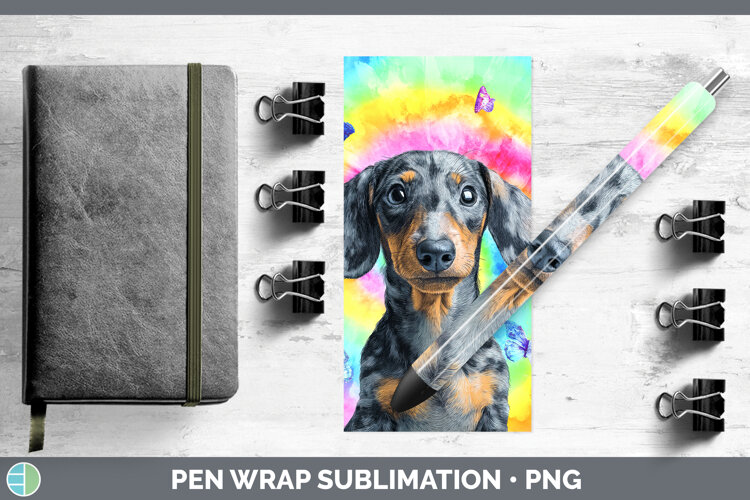 GorgeousDogs 01 Tie Dye Pen Wrap design.