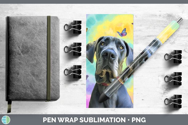 GorgeousDogs 01 Tie Dye Pen Wrap design.