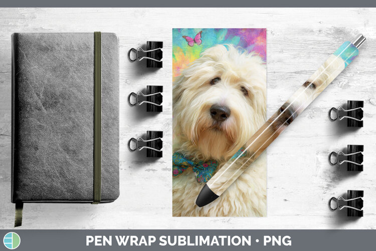 GorgeousDogs 01 Tie Dye Pen Wrap design.
