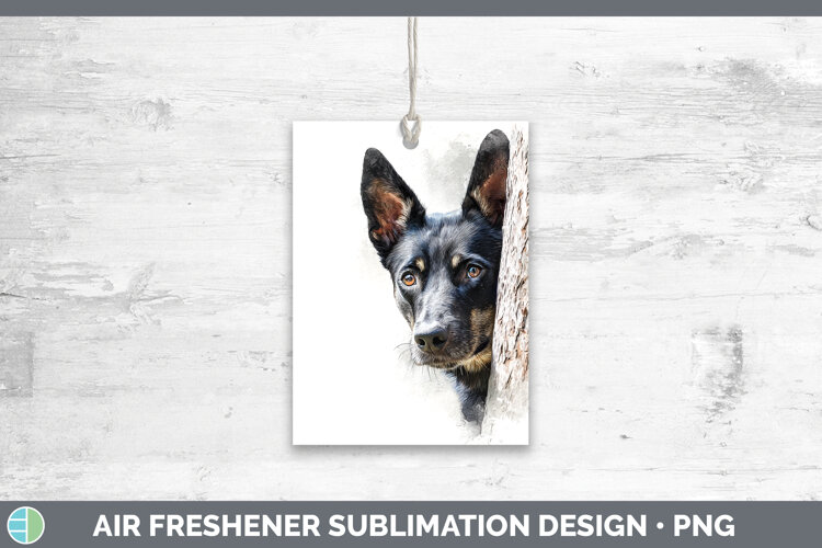 GorgeousDogs 01 Tree Peek Air Freshener design.