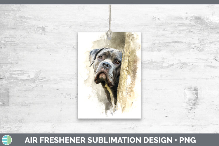 GorgeousDogs 01 Tree Peek Air Freshener design.