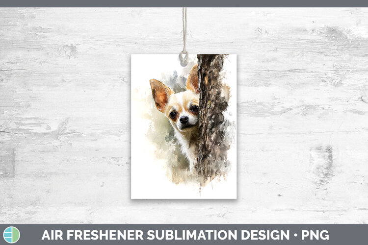 GorgeousDogs 01 Tree Peek Air Freshener design.