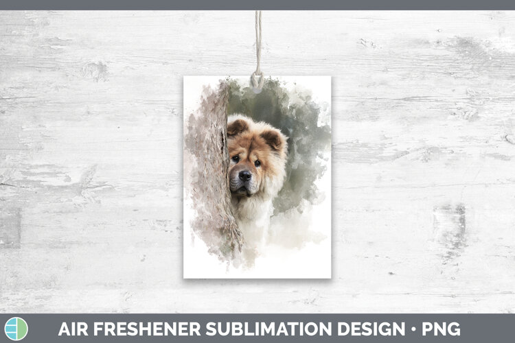 GorgeousDogs 01 Tree Peek Air Freshener design.