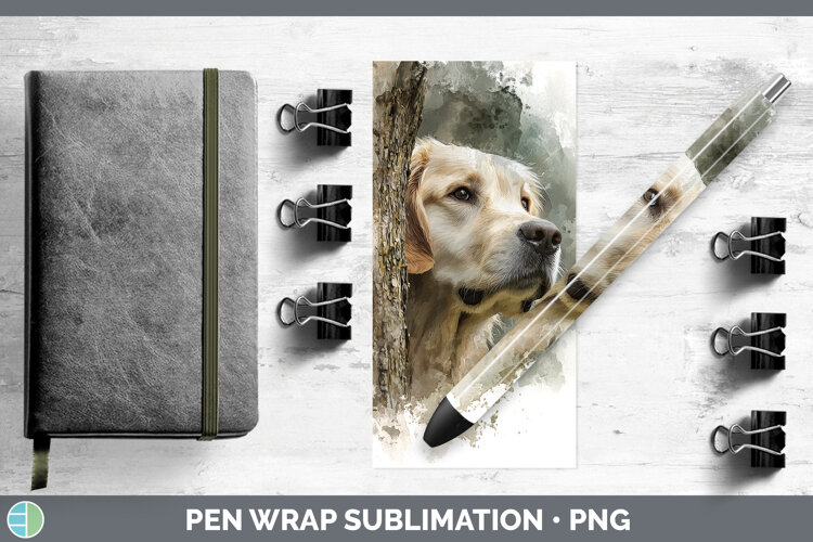 GorgeousDogs 01 Tree Peek Pen Wrap design.
