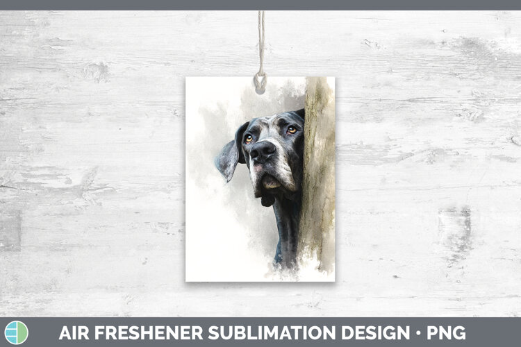 GorgeousDogs 01 Tree Peek Air Freshener design.