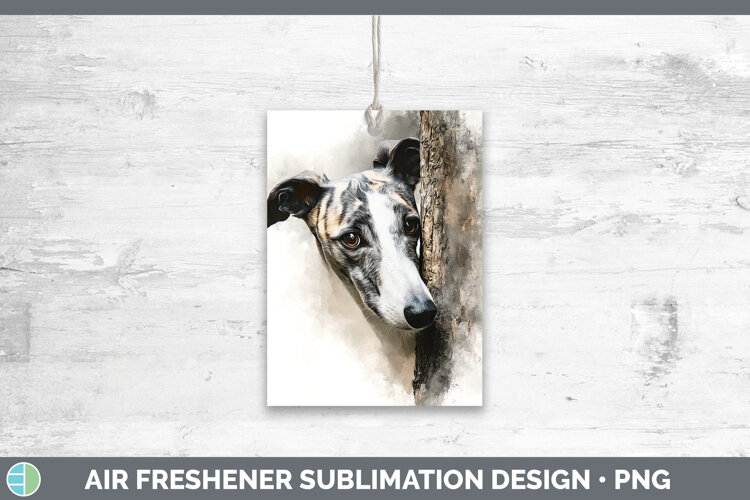 GorgeousDogs 01 Tree Peek Air Freshener design.