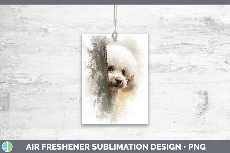 GorgeousDogs 01 Tree Peek Air Freshener design.