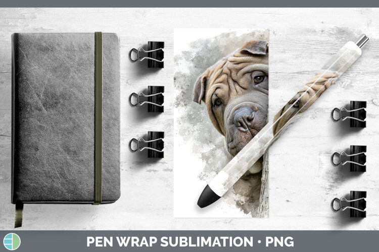 GorgeousDogs 01 Tree Peek Pen Wrap design.