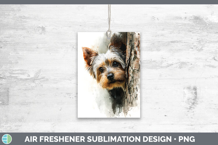 GorgeousDogs 01 Tree Peek Air Freshener design.