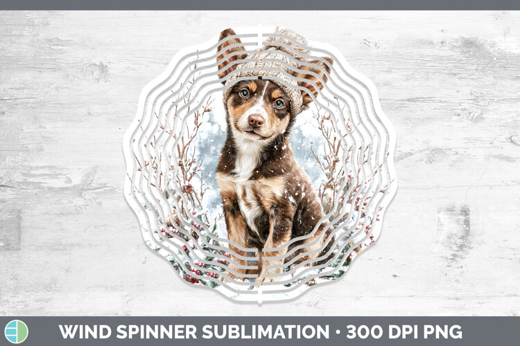 GorgeousDogs 01 Winter Knit Hat Wind Spinner design.