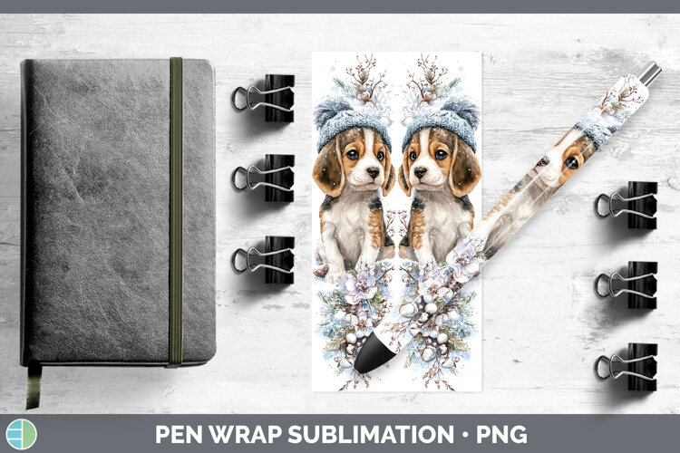 GorgeousDogs 01 Winter Knit Hat Pen Wrap design.