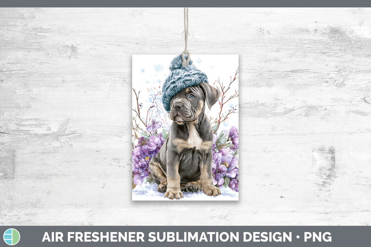 GorgeousDogs 01 Winter Knit Hat Air Freshener design.