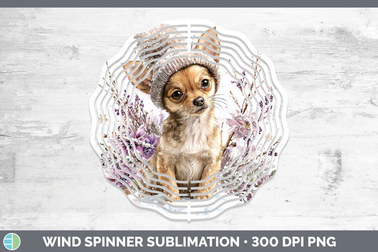 GorgeousDogs 01 Winter Knit Hat Wind Spinner design.