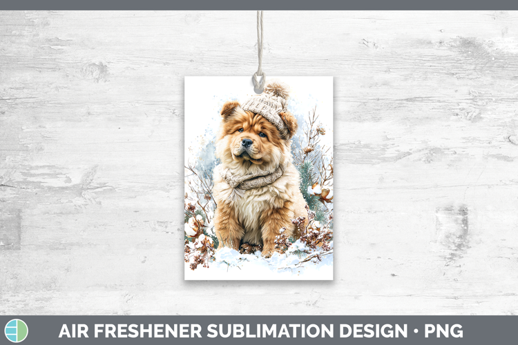 Chow Chow Dogs 01 Winter Knit Hat Air Freshener Sublimation