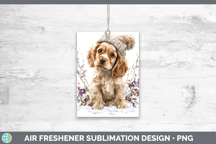 GorgeousDogs 01 Winter Knit Hat Air Freshener design.