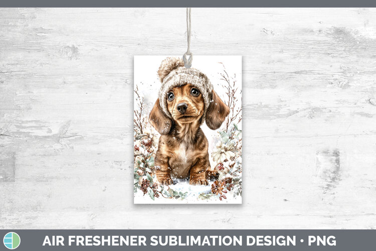 GorgeousDogs 01 Winter Knit Hat Air Freshener design.