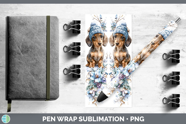 GorgeousDogs 01 Winter Knit Hat Pen Wrap design.