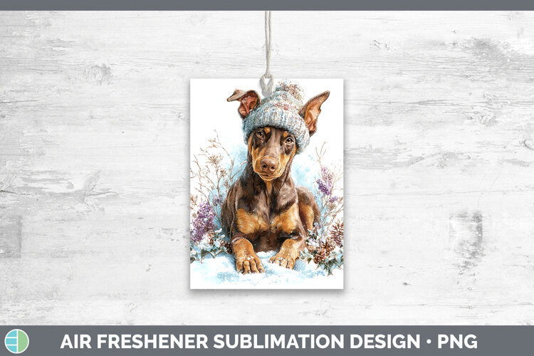 GorgeousDogs 01 Winter Knit Hat Air Freshener design.