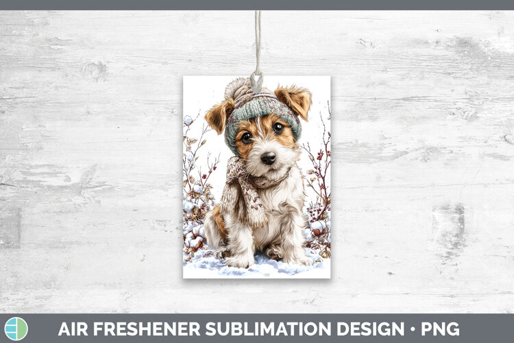 GorgeousDogs 01 Winter Knit Hat Air Freshener design.