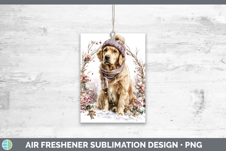 GorgeousDogs 01 Winter Knit Hat Air Freshener design.