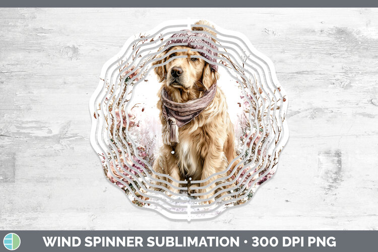 GorgeousDogs 01 Winter Knit Hat Wind Spinner design.