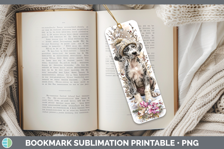 Great Dane Dogs 01 Winter Knit Hat Bookmark Sublimation Desi