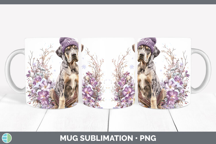 GorgeousDogs 01 Winter Knit Hat Mug Wrap design.