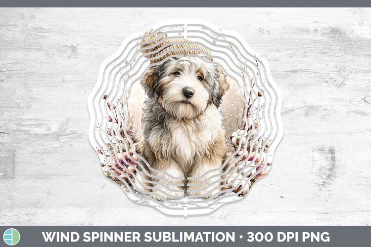 GorgeousDogs 01 Winter Knit Hat Wind Spinner design.