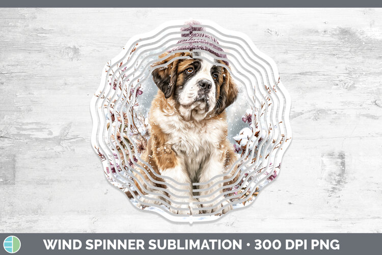 GorgeousDogs 01 Winter Knit Hat Wind Spinner design.