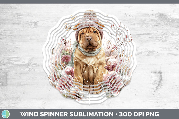 GorgeousDogs 01 Winter Knit Hat Wind Spinner design.