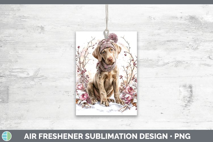 Weimaraner Dogs 01 Winter Knit Hat Air Freshener Sublimation