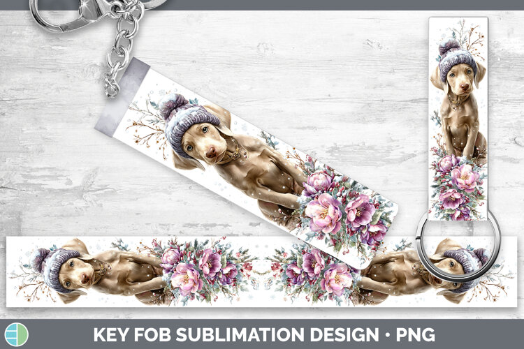 GorgeousDogs 01 Winter Knit Hat Key Fob design.