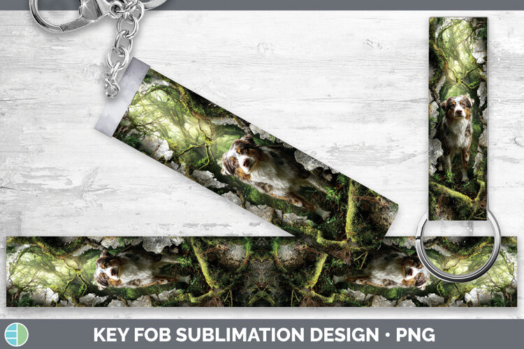 GorgeousDogs 02 3D Hole Key Fob design.