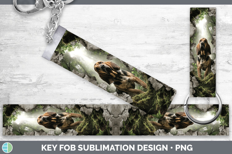 GorgeousDogs 02 3D Hole Key Fob design.