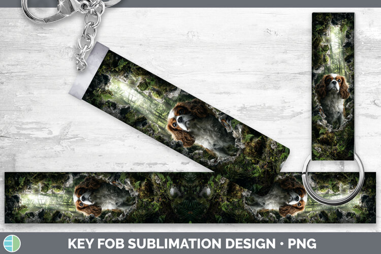 GorgeousDogs 02 3D Hole Key Fob design.
