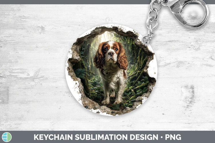 GorgeousDogs 02 3D Hole Keychain design.
