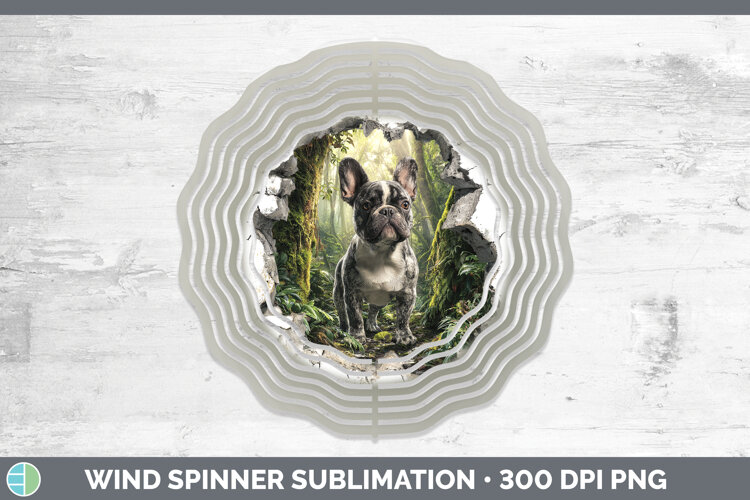 GorgeousDogs 02 3D Hole Wind Spinner design.
