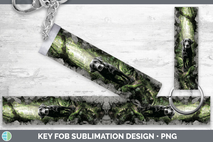 GorgeousDogs 02 3D Hole Key Fob design.