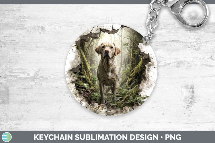 GorgeousDogs 02 3D Hole Keychain design.