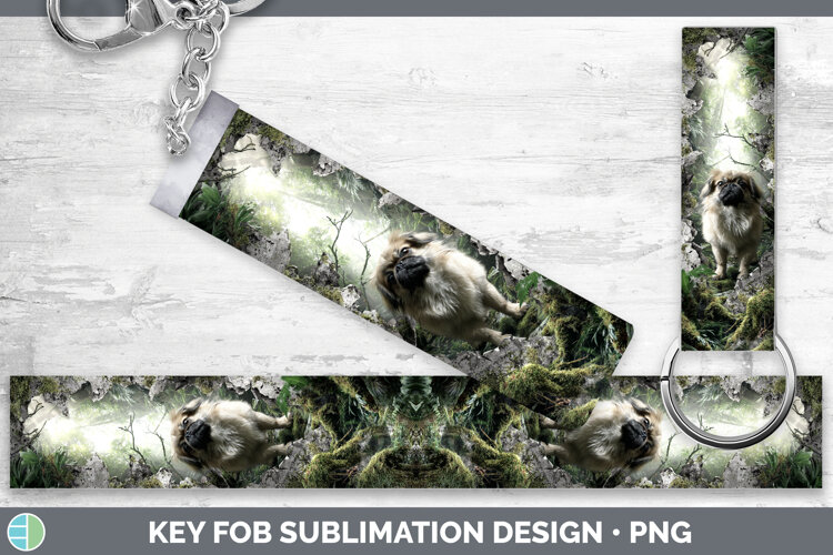 GorgeousDogs 02 3D Hole Key Fob design.