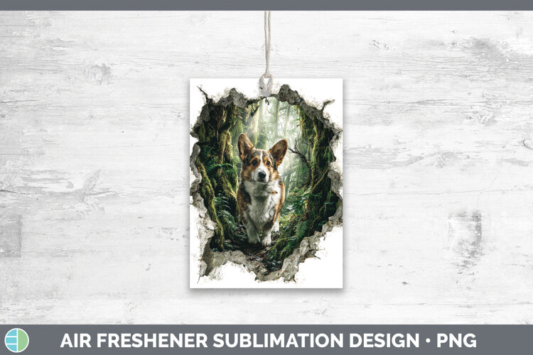 GorgeousDogs 02 3D Hole Air Freshener design.